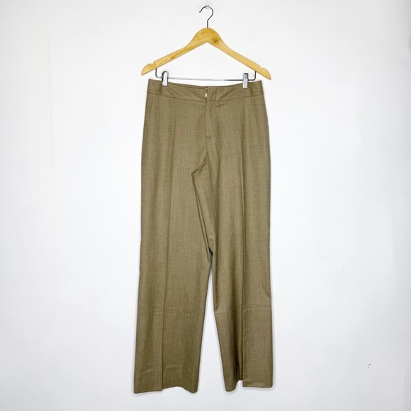 St. John Wool Wide Leg Women’s Trouser Pants Size 10 - Picture 1 of 7